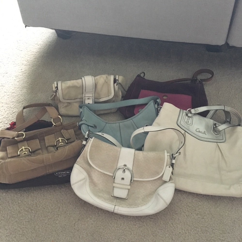 Coach and Michael Kors purse lot - 6 bags total!